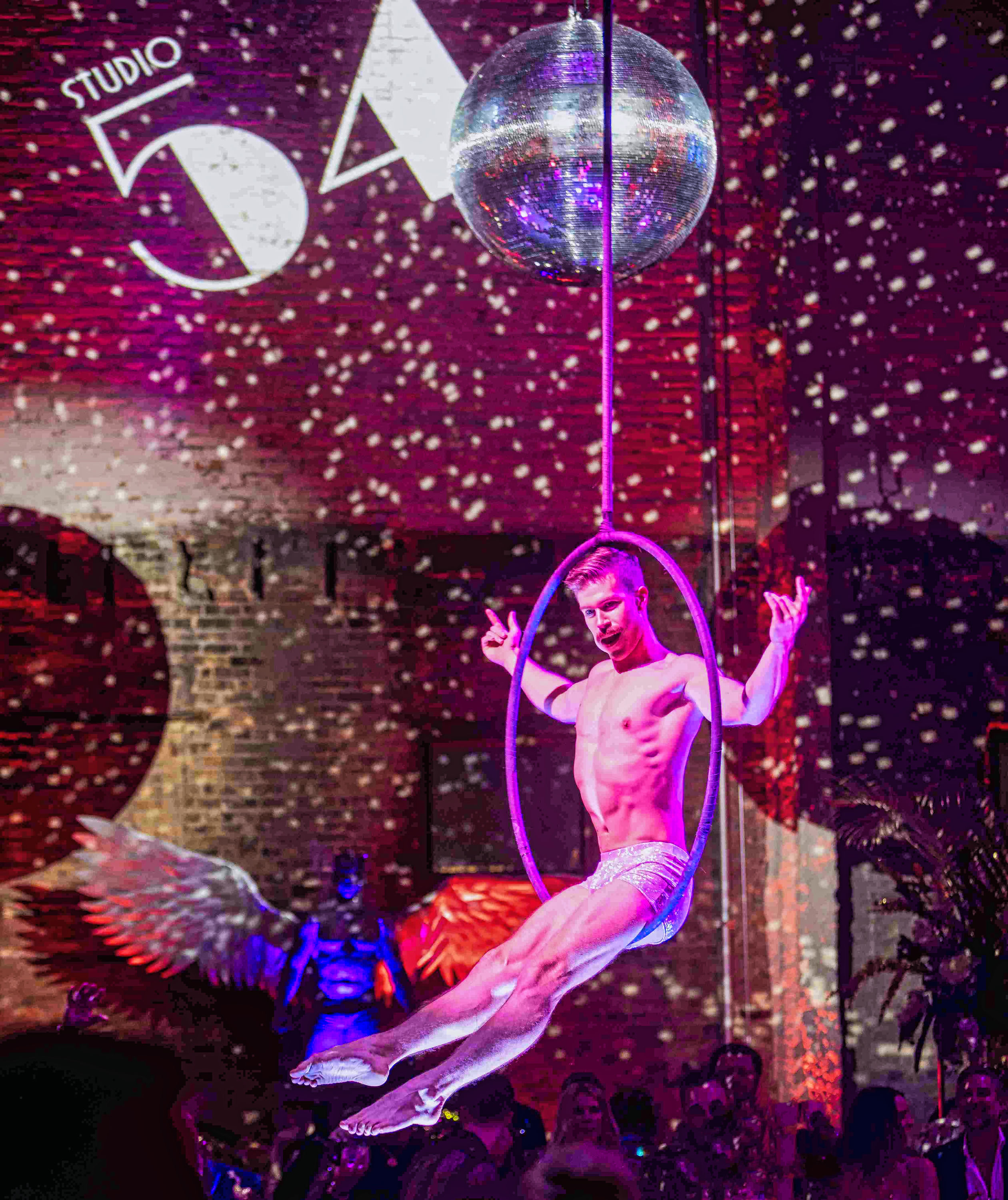 Performers and guests merged on the dance floor