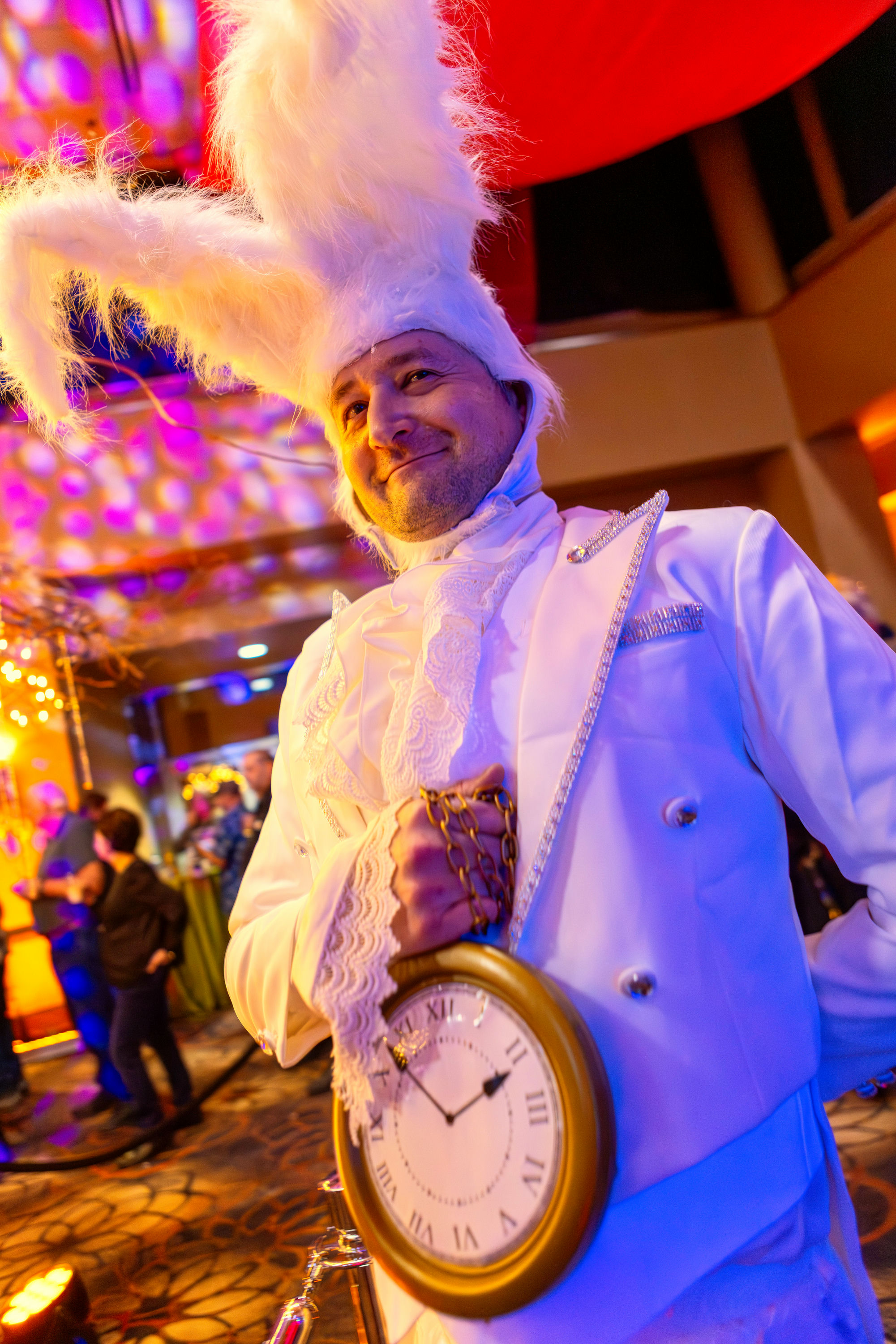 Chess Piece Dancers in formation